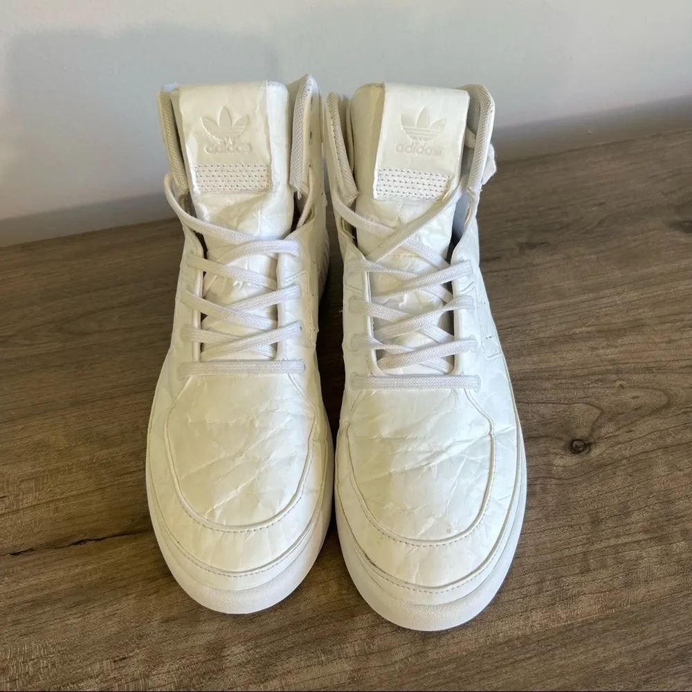 Adidas Tubular Invader 2.0 Decon Women's White Hi Top Shoe Size 7.5 #883 - Image 4