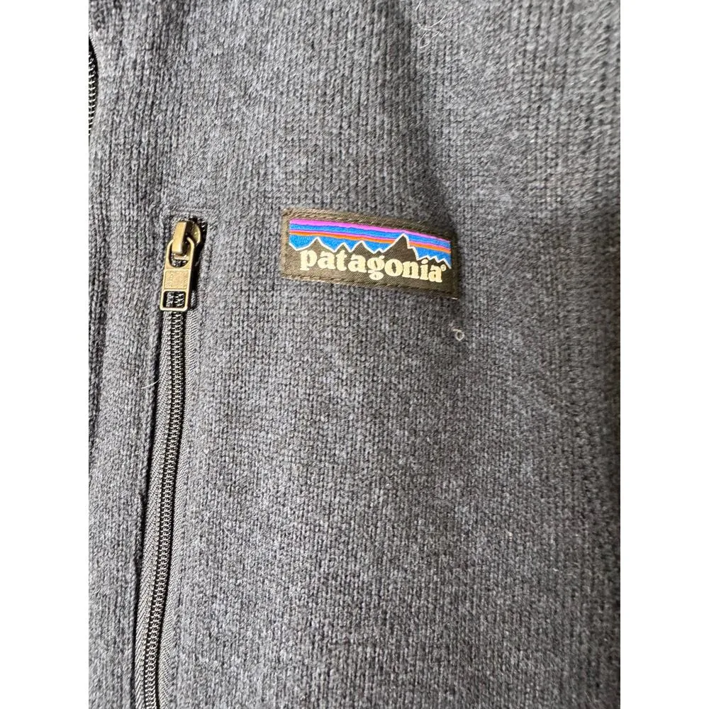 Patagonia Mens/Women Better Sweater Vest Company Logo Clark Construction Medium Blue - Image 3