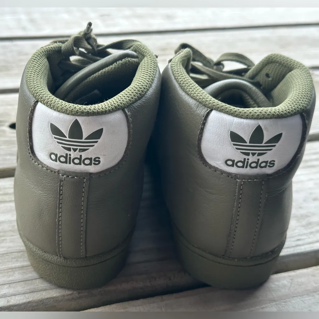 Adidas originals ortholite sneaker shoes green size 5.5 - Image 3