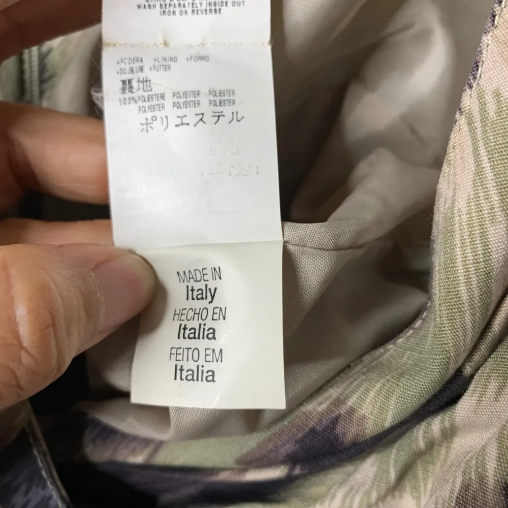 Valentino Red leopard animal Print Dress‎ Party Cocktail size 42 vintage y2k 90s Tan - Image 7