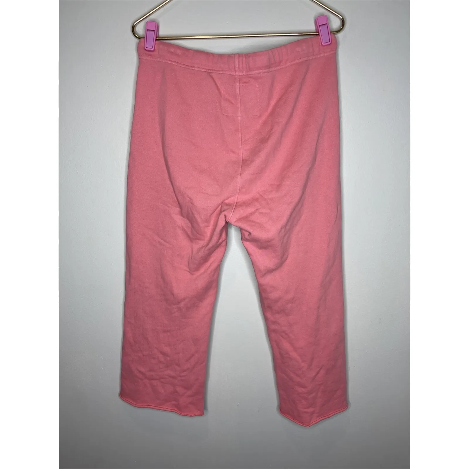 Frank & Eileen Cotton Pink Cropped‎ Sweatpant Small S - Image 6