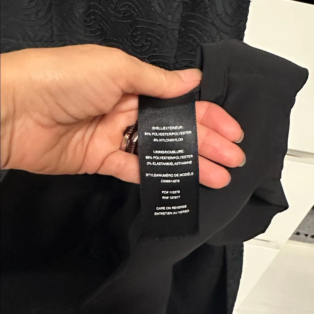 Alice + Olivia Black Embroidered Dress - Image 5