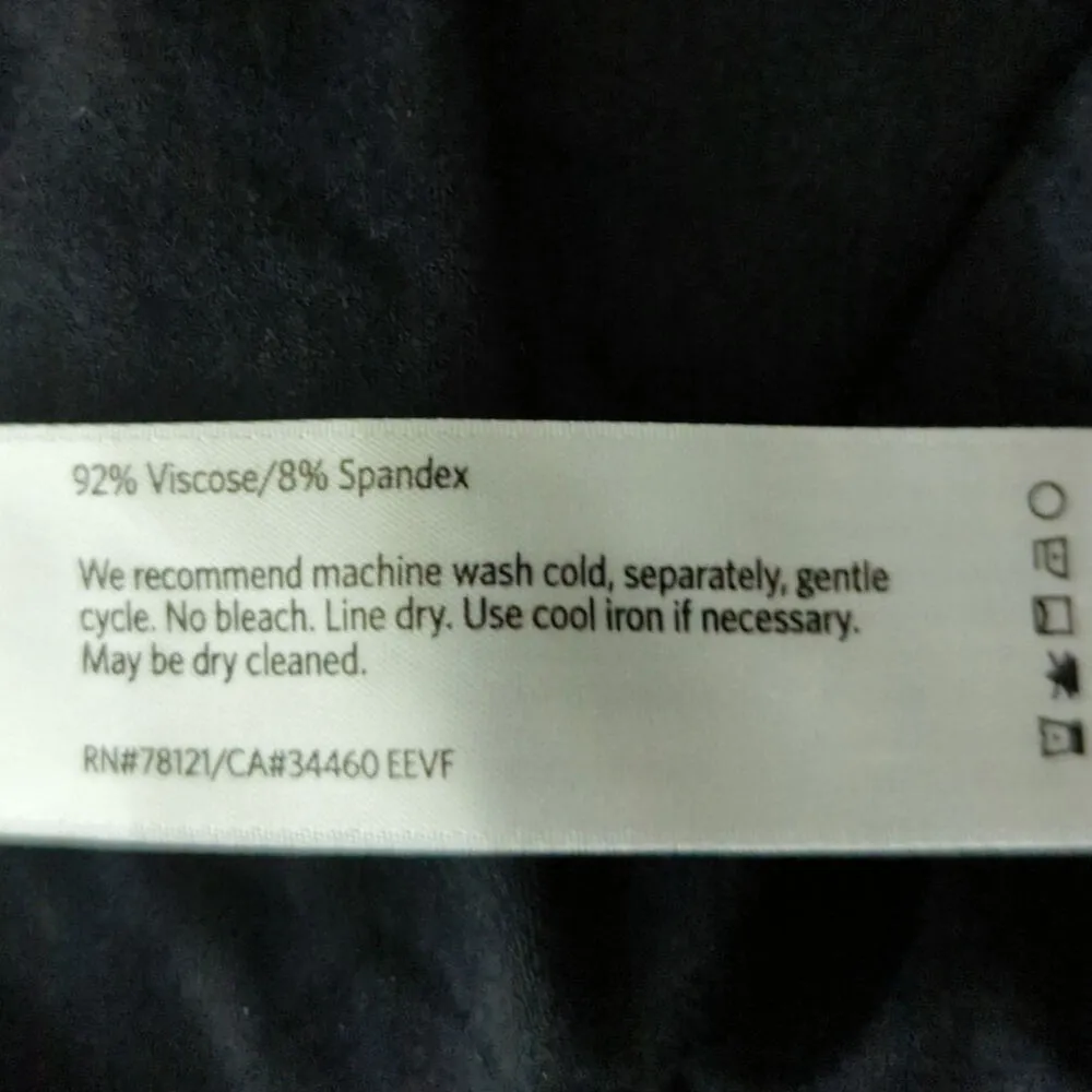 Eileen Fisher Womens Black Pull On Pants Casual Athleisure‎ Size L - Image 8