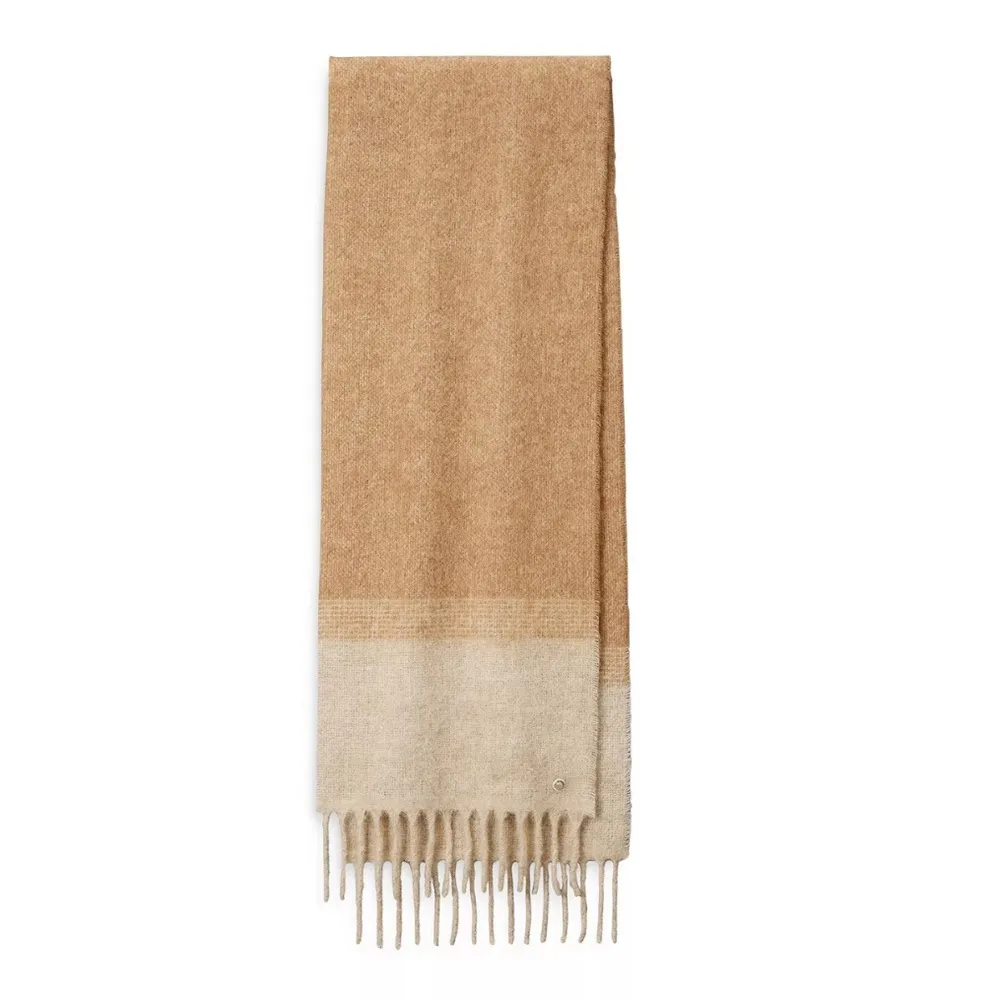 rag & bone Shire Ombré Fringe Scarf, Tan/Beige New w/Tag Retail $250 - Image 6