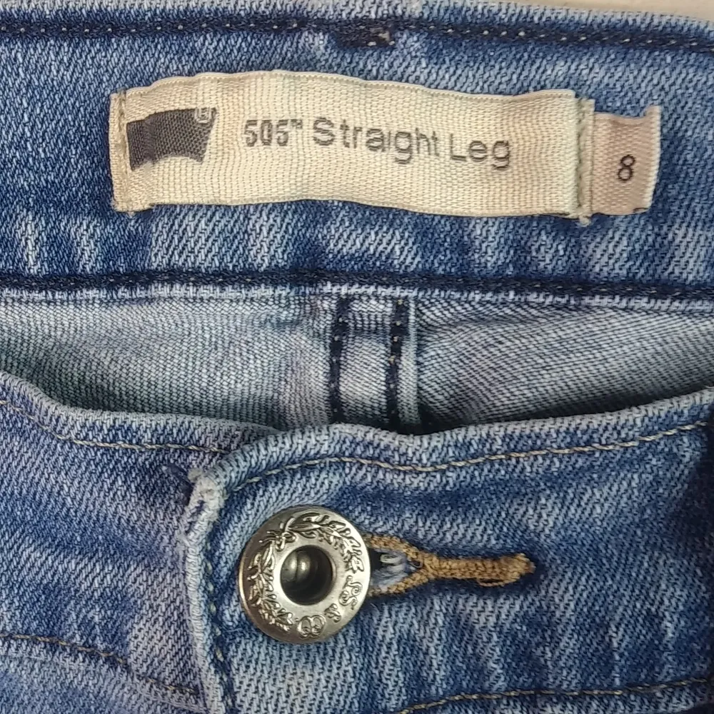 Levis 505 8 31 Medium Wash Jeans Shorts - Image 8