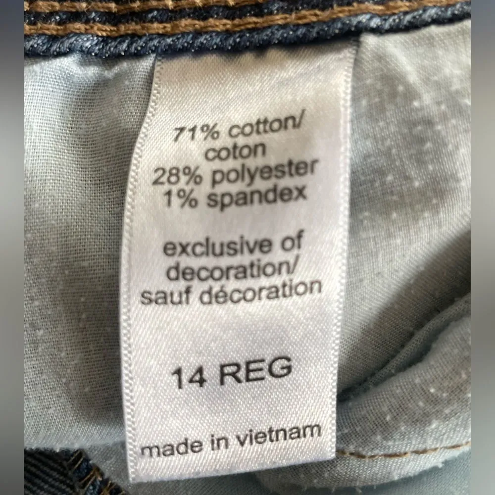 Maurice’s Premium Fade Mid Rise Bootcut‎ Denim Blue Jeans Women’s Size 14 - Image 8