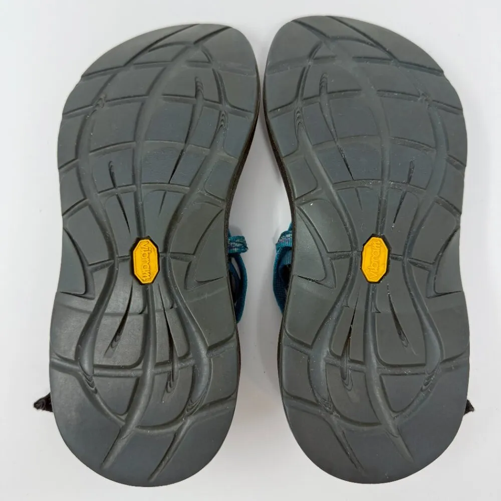Chaco ZX1 Vibram Yampa Shoes Sandals Women's 6 Blue Outdoor Hiking Camping Comfy - Image 11