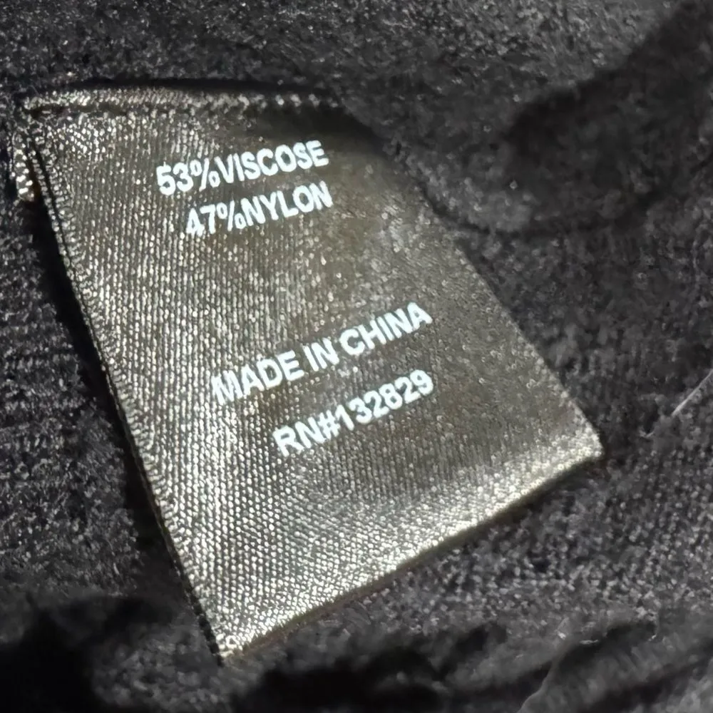 Revolve NBD Brenna Knit Lace Mini Dress with Thumbholes Black Women’s Medium - Image 5