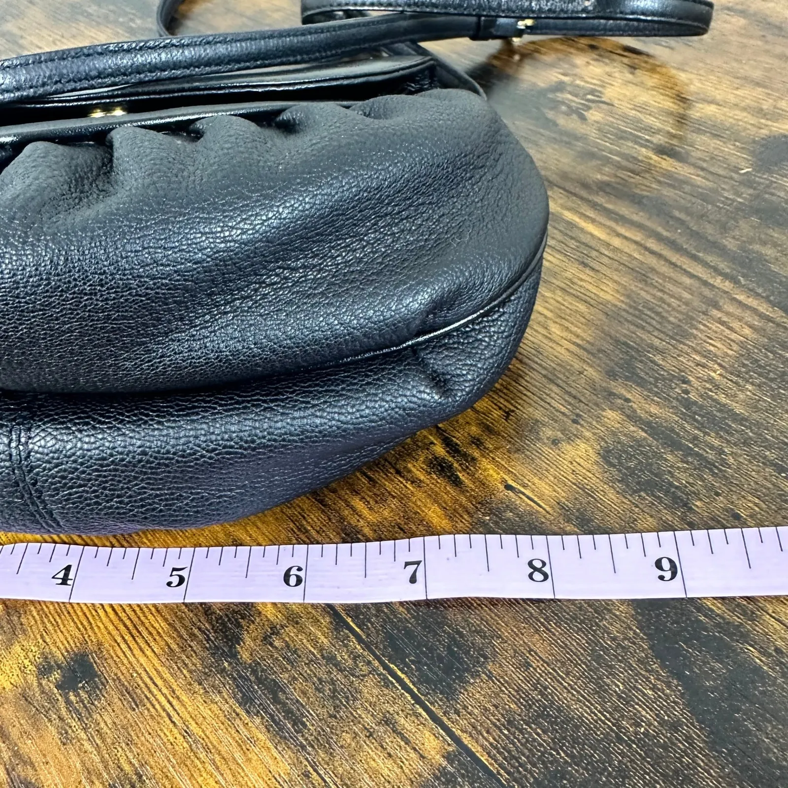 Givenchy Sacs Vintage Black Leather Crossbody Bag Pebbled Leather Logo Flap - Image 15