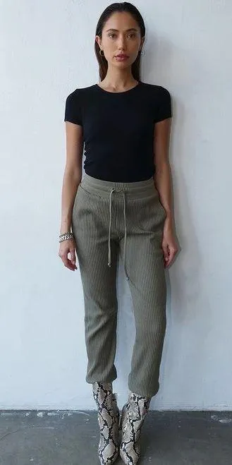 The Range Vital Rib Jogger in Utility medium - Image 3