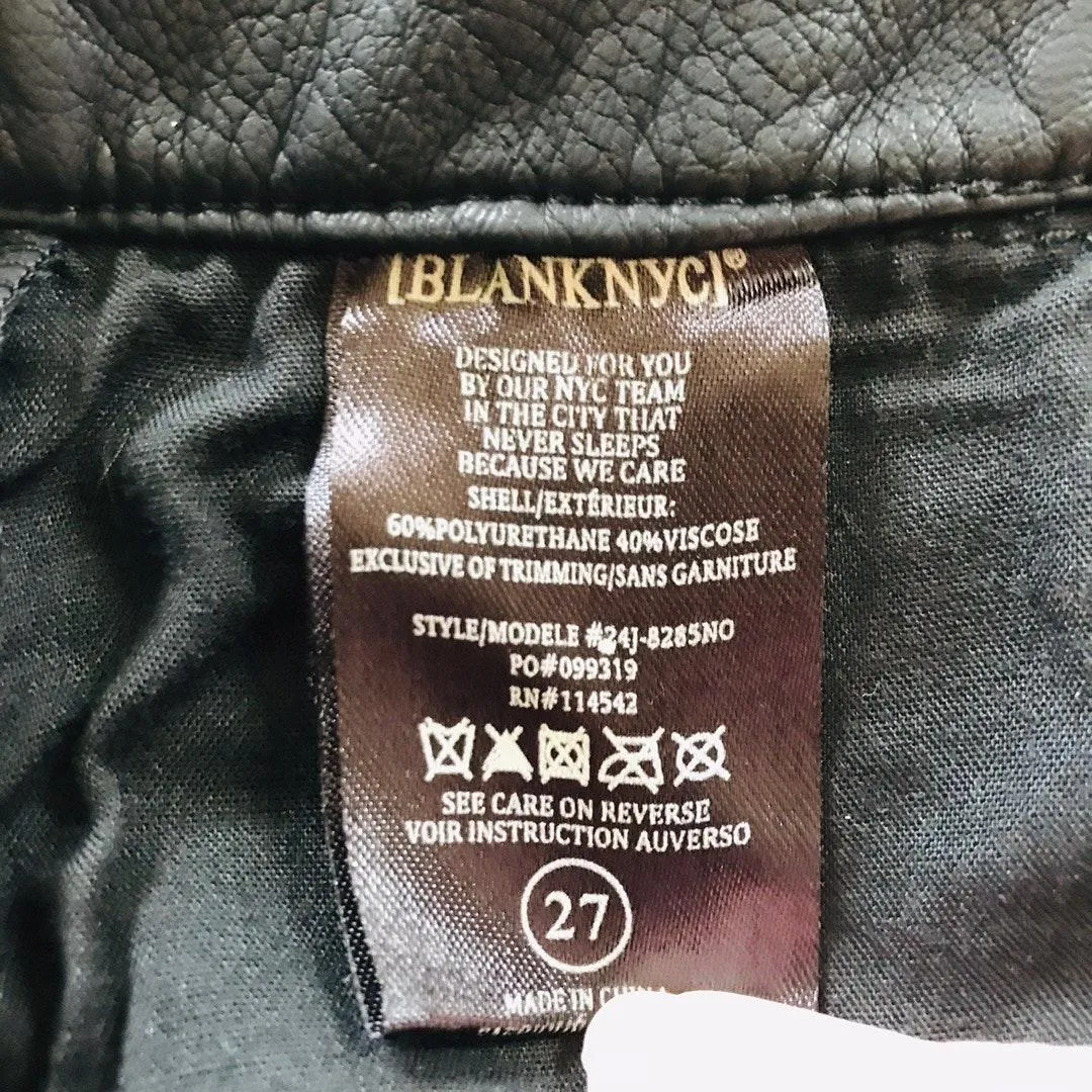 BLANK NYC Vegan Leather Shorts - Image 7