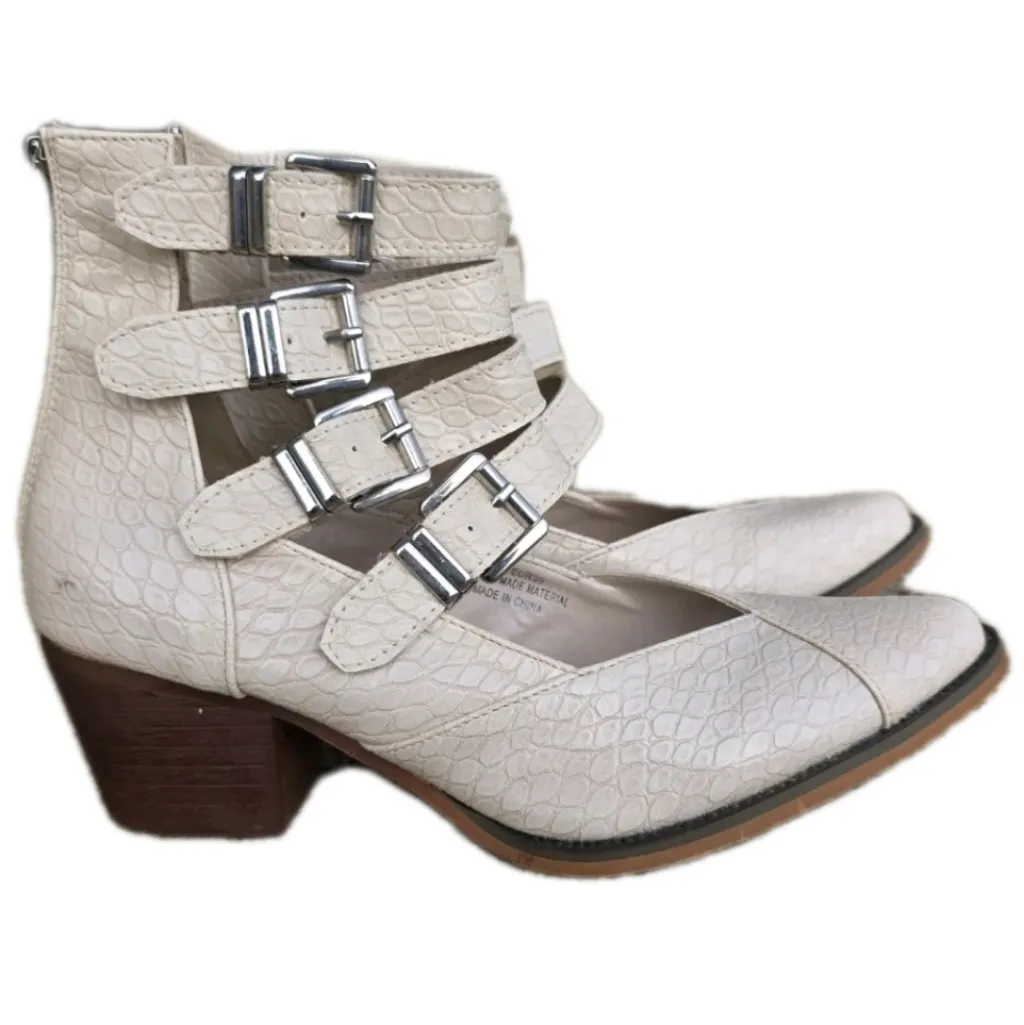 Arider Girl Eleven Croc Print Ankle Boots Booties Sandals Shoes Size 8.5 Women's - Image 15