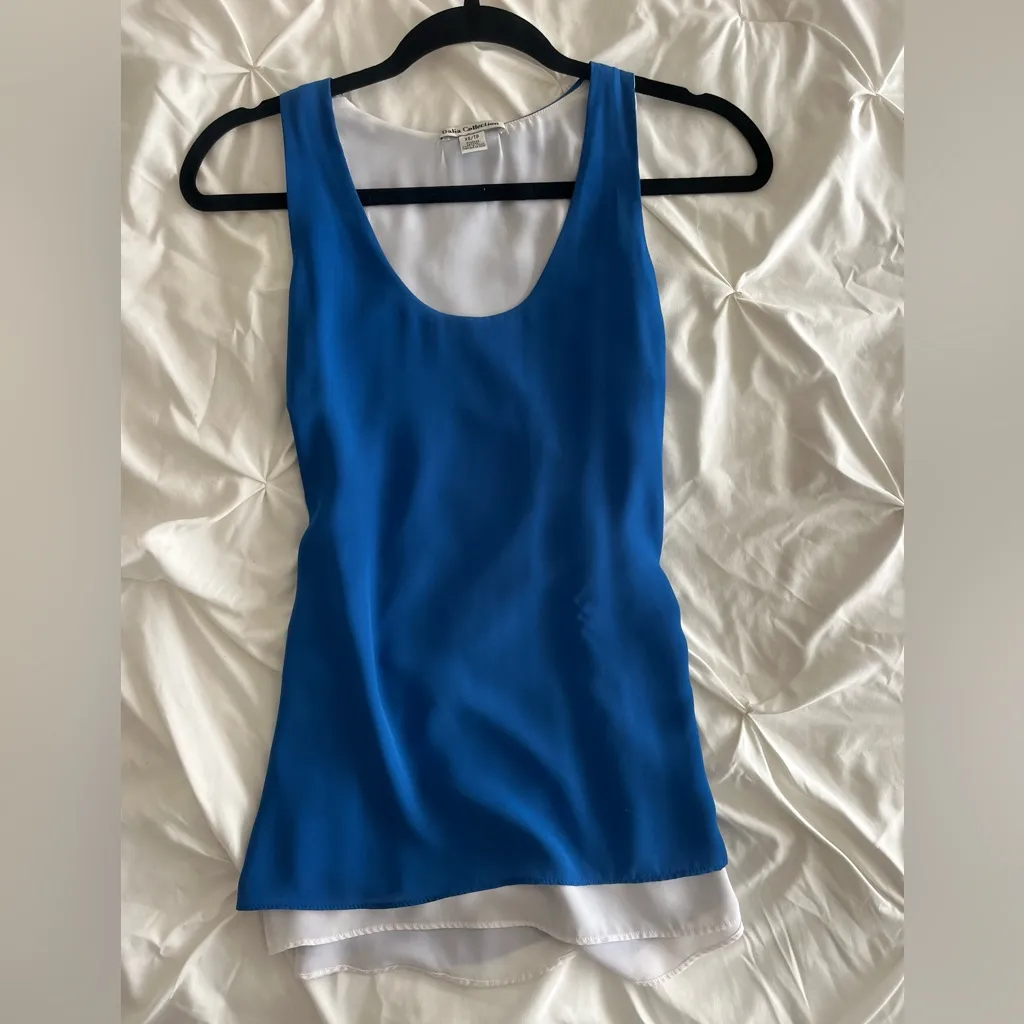 Dalia Collection  Vibrant Blue Tank Top - Image 2