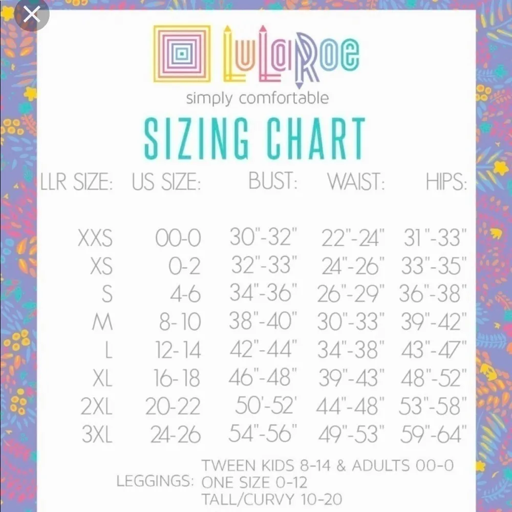 LuLaRoe Christy top size XXS   NWT - Image 5