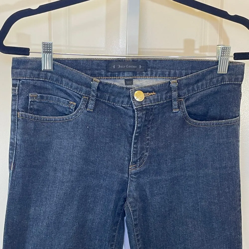 Y2K Juicy Couture Skinny Jeans - Women Size 28 - Blue - Image 5