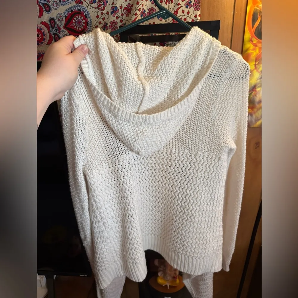 Abercrombie And Fitch Wool Blend Hooded Cardigan Size Small - Image 2