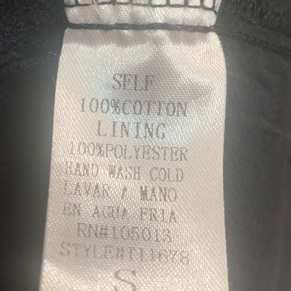 Savanna Jane Puffed Embroidered Sleeves Linen Blouse 1174 Black - Image 6