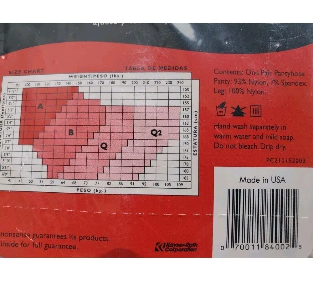 Vintage No Nonsense Nylons Regular Pantyhose Tan Reinforced Toe Size A NEW - Image 3