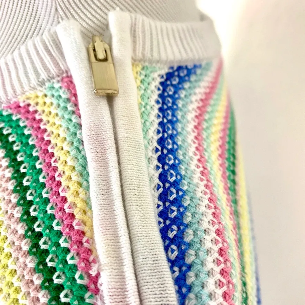 Talbots Rainbow Striped  Sweater - Image 3