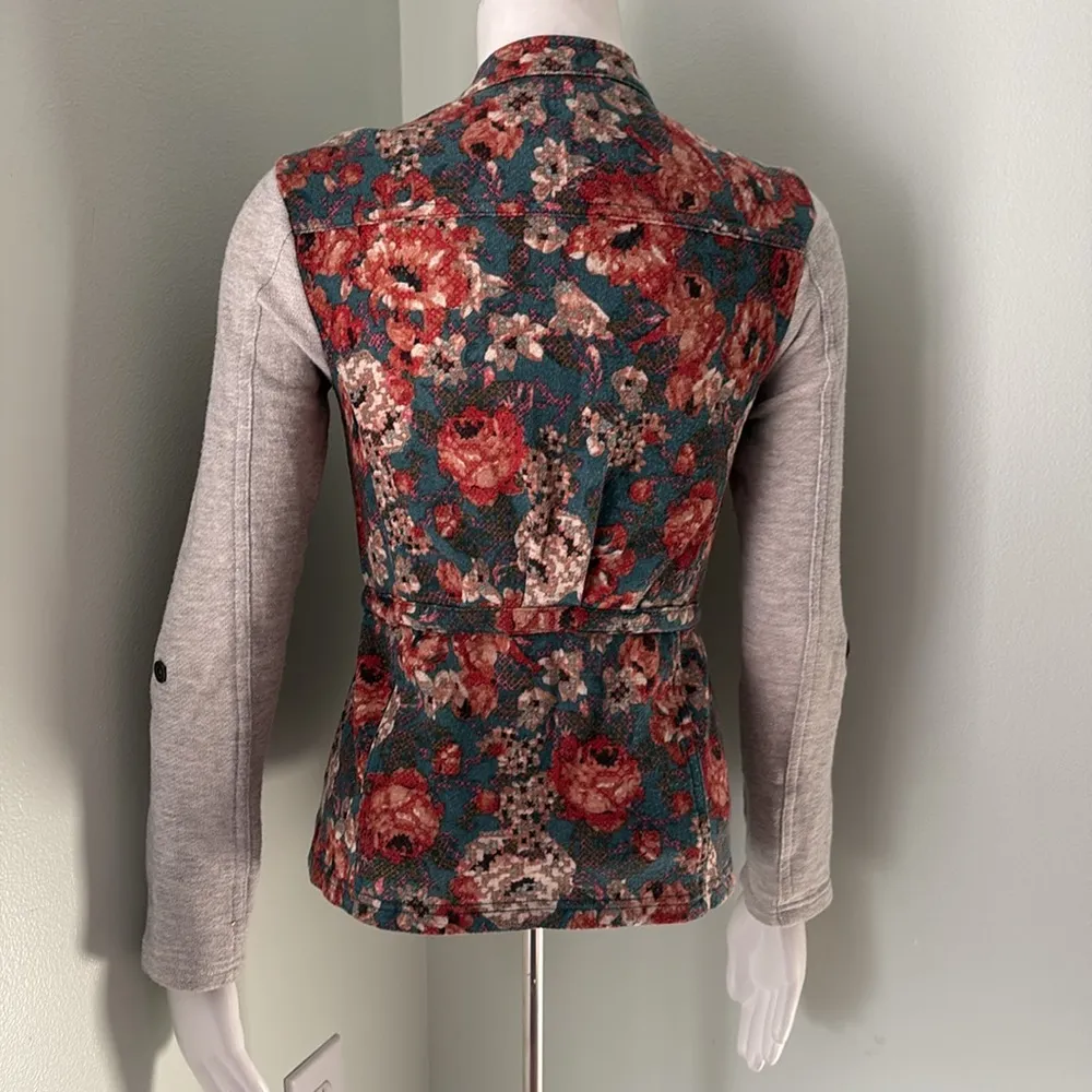 ANTHROPOLOGIE Saturday Sunday Delwyn Floral Jacket XS - Image 5