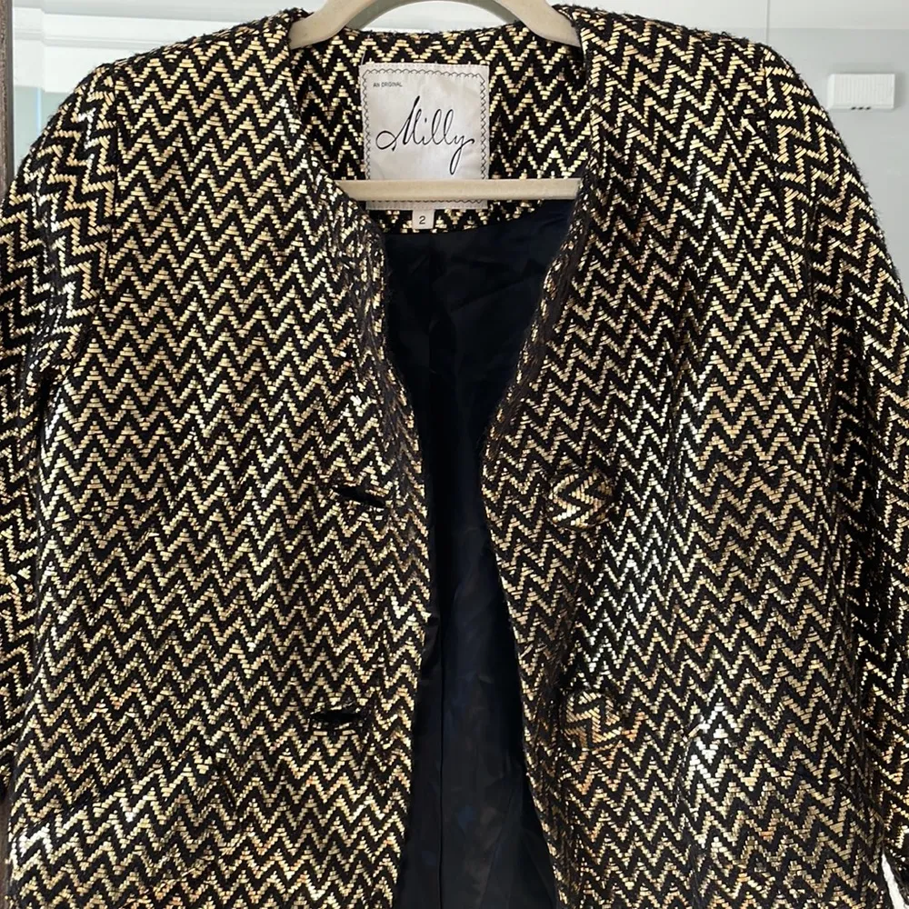Milly chevron coat - Image 2