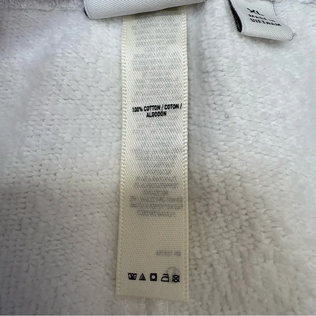 Khy by Kylie Jenner Fleece Straight Leg Pant Light Heather Gray Sweatpants XL - Image 4