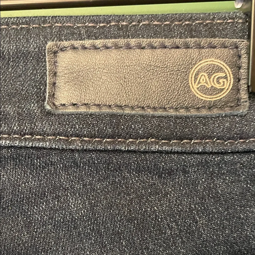 AG Adriano Goldschmied Womens 24R The Farrsh Dark Blue High-Rise Skinny Jeans - Image 5