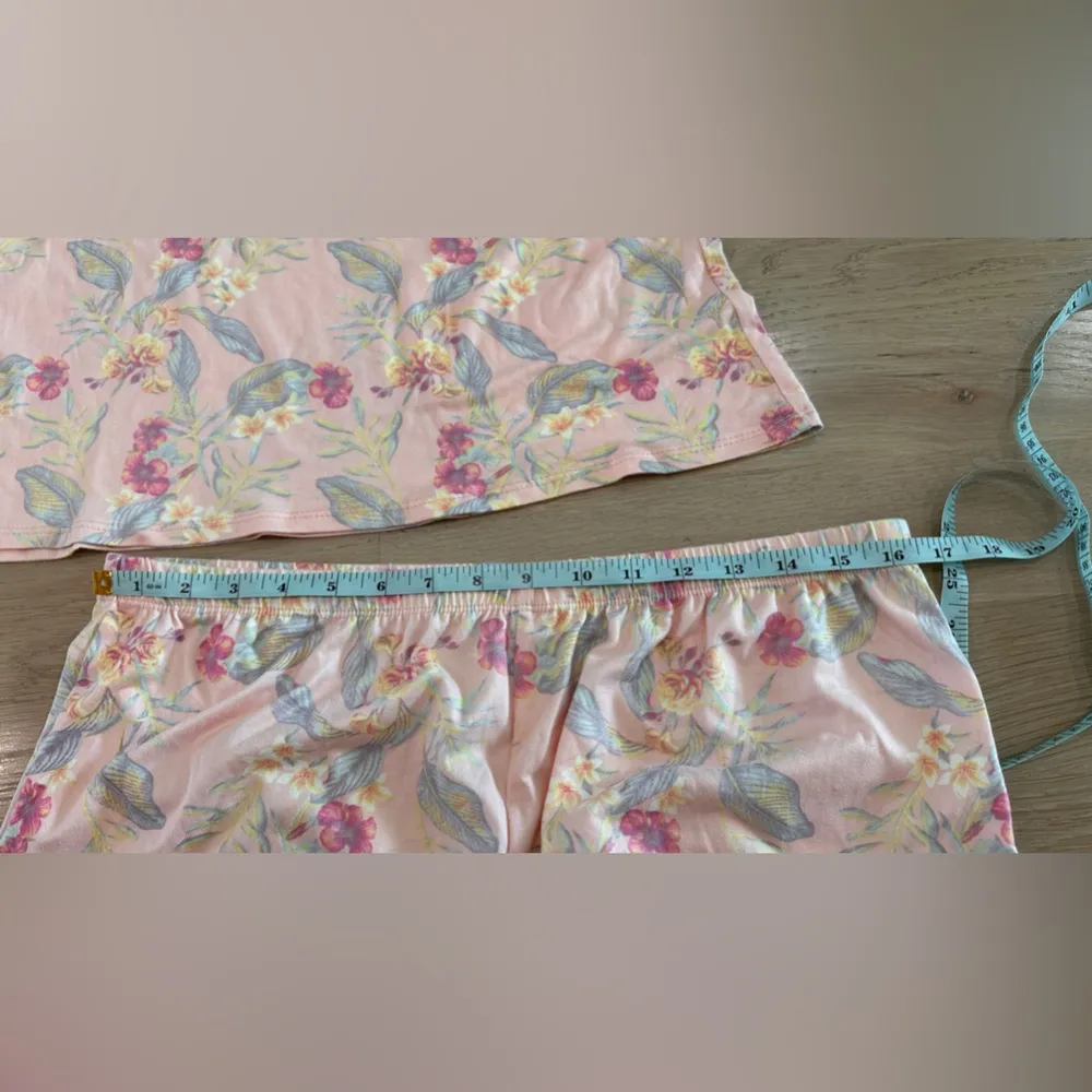 Jessica Simpson pink floral pajama set size large NWT - Image 6