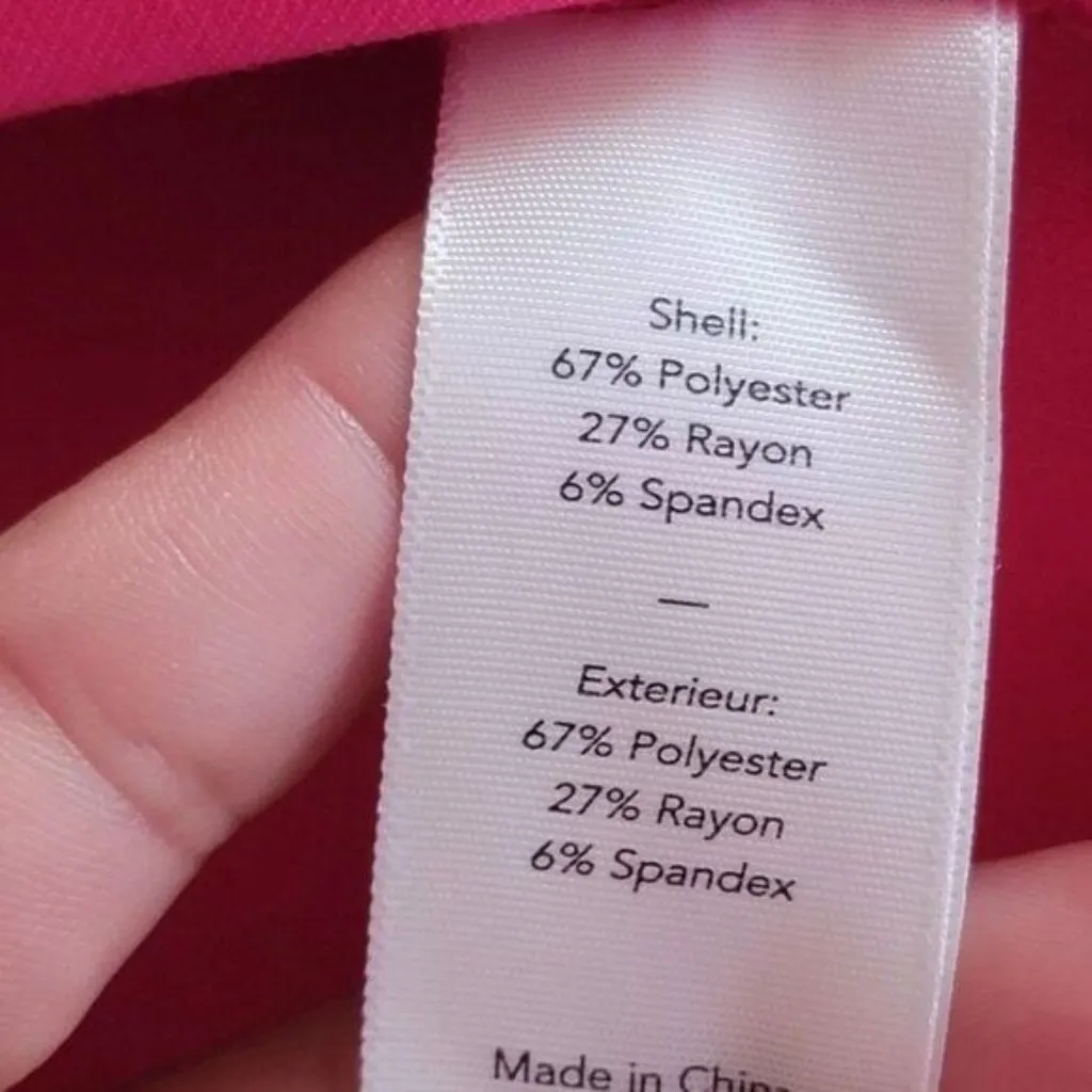 Likely Packard Dress Size 12 One Shoulder Fuchsia Pink Mid Length Slit New - Image 10