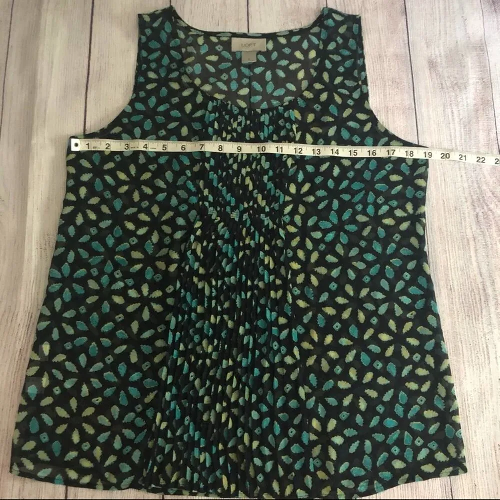 Ann Taylor LOFT Women’s Sleeveless Printed Top - Image 9