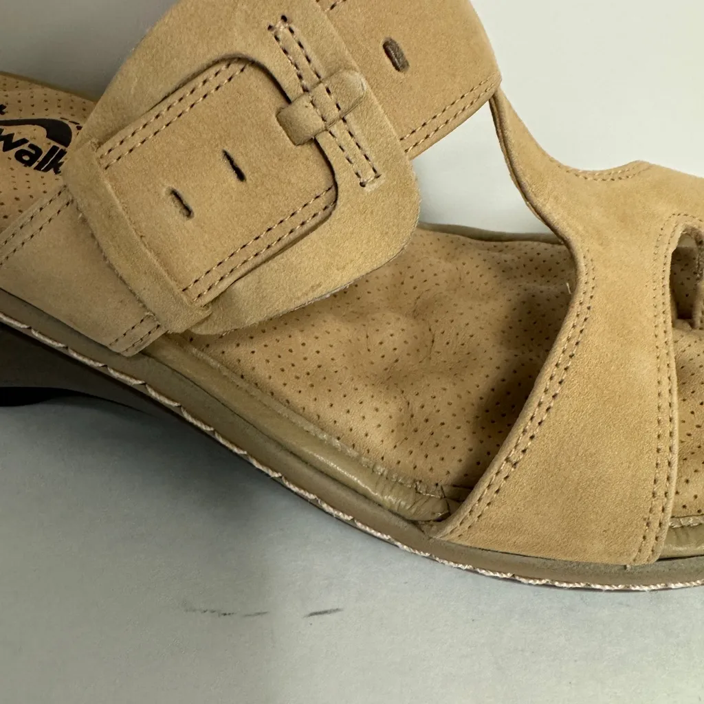 Softwalk Sandals Womens Sz 9 Brown Tan Buckle Comfortable Summer Dress‎ Casual - Image 7