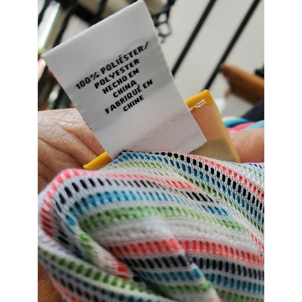 Ruby Rd Women's Multicolor Striped Polyester Round Neck 3/4 Sleeve Top Shirt 3X - Image 9