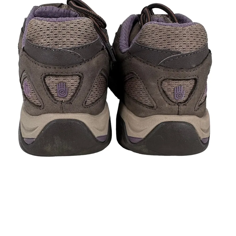 Teva  4050 Women’s Size 7 Hiking Trail Walking Shoes Taupe & Purple - Image 10
