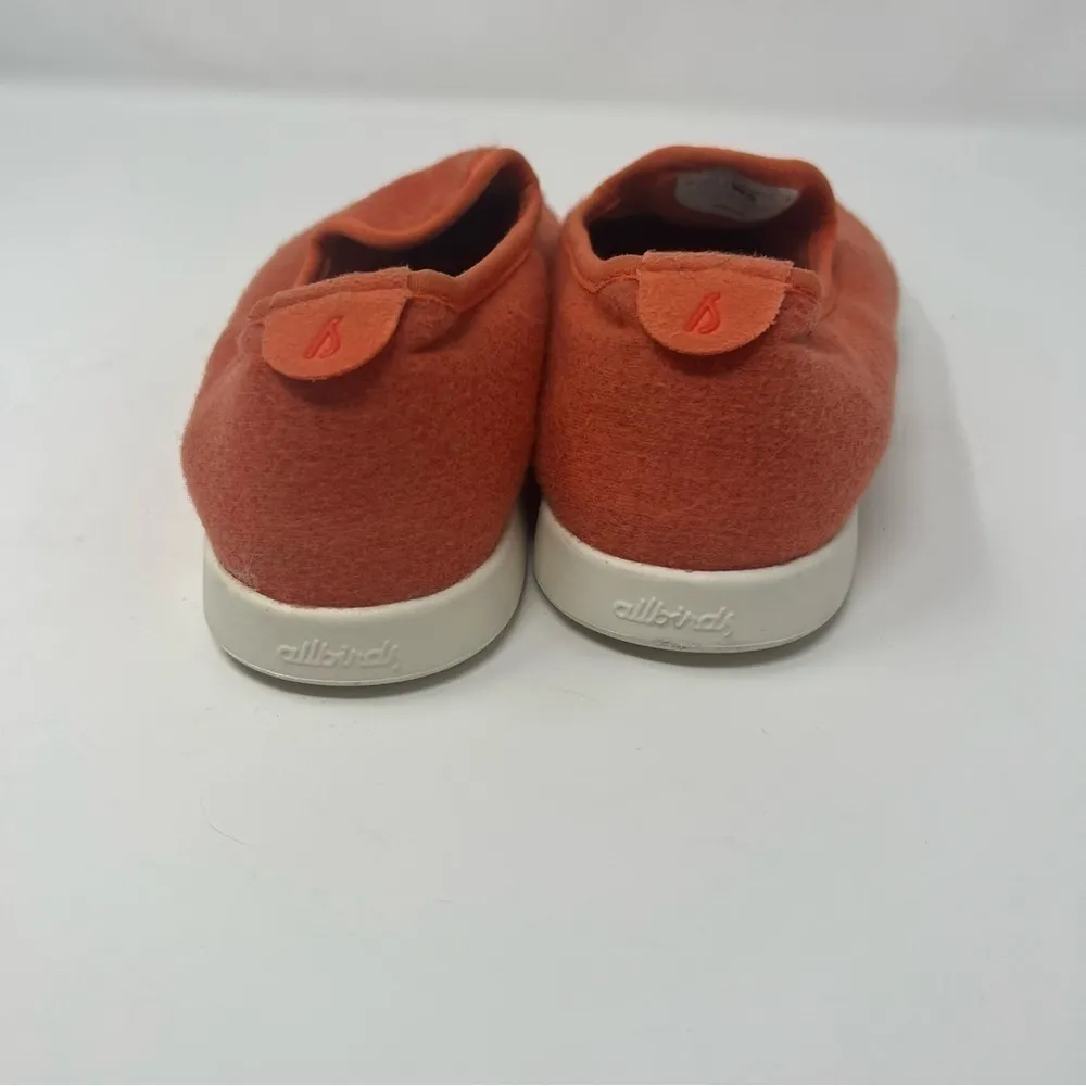 ALLBIRDS Wool‎ Slip Ons Orange Sz 5 - Image 4