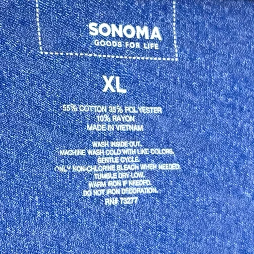 Sonoma “The Best is Yet to Come” T-Shirt Size XL Blue Red White - Image 4