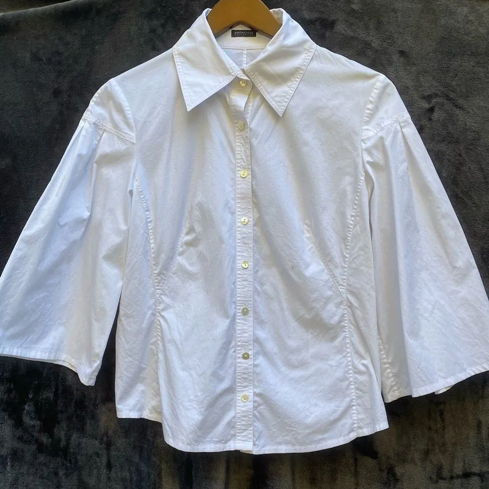 Magaschoni Collection Blouse White - Image 2