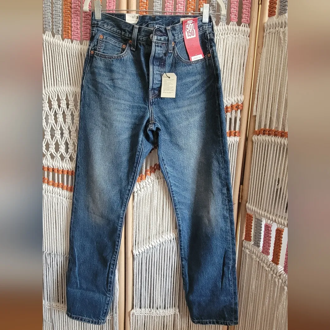 NWTS Women's 501 Levi's Original 150th Birthday Selvedge Jeans - Image 4