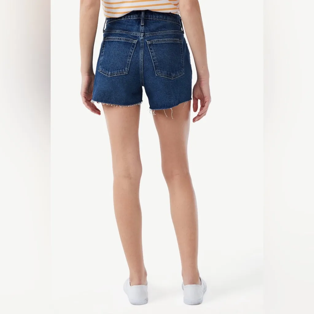 NWT☀️Women’s Raw Hem Shorts. Blue Size 8 - Image 3