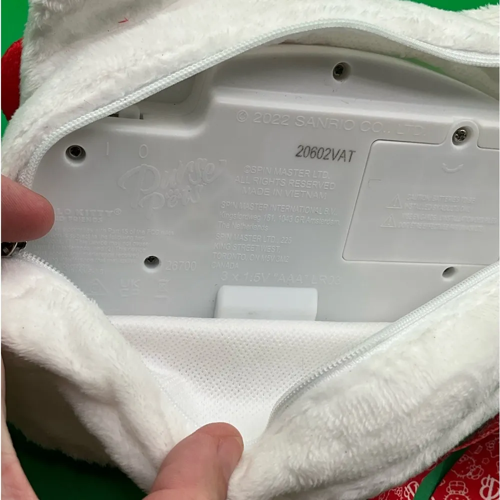 Sanrio Hello Kitty X Purse Pets 2022 Sanrio Interactive Pet Toy Handbag Works! Red - Image 5