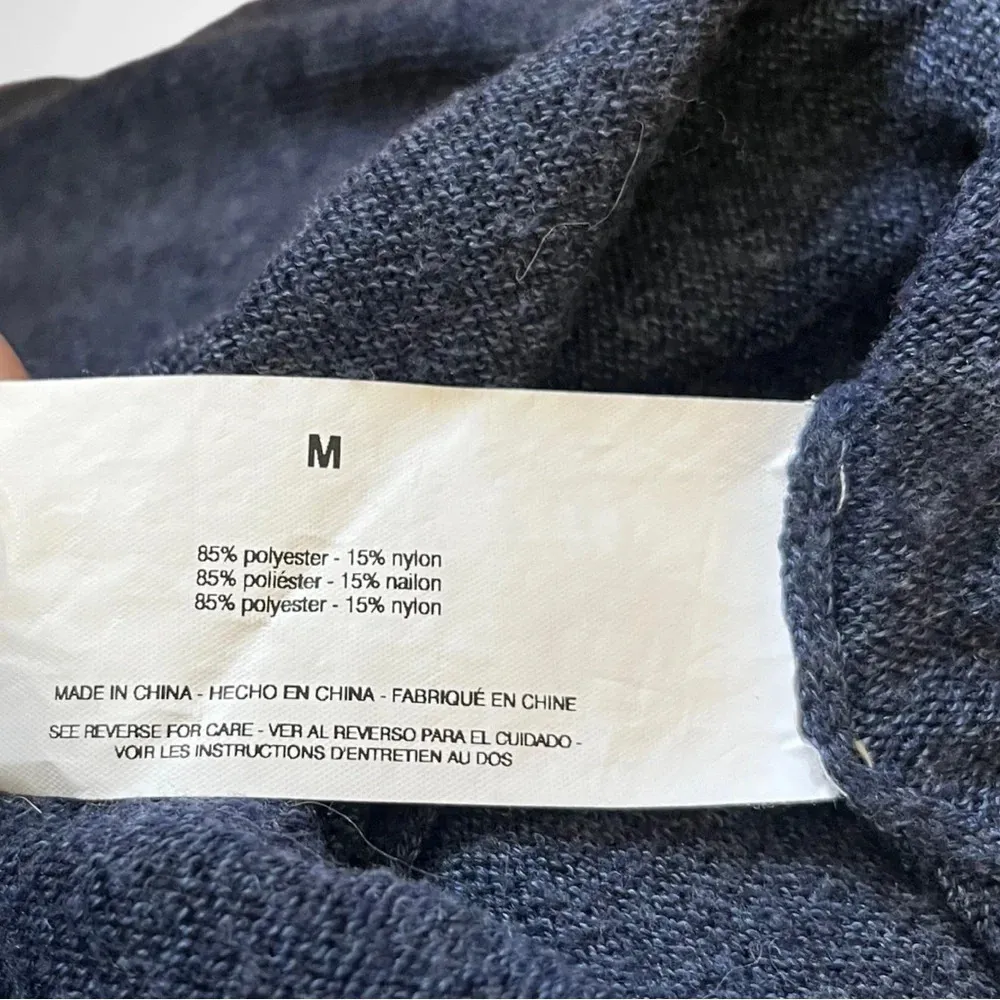 ELLA MOSS Women's Karla Open Front Cardigan‎ Indigo Blue Medium | EUC - Image 6