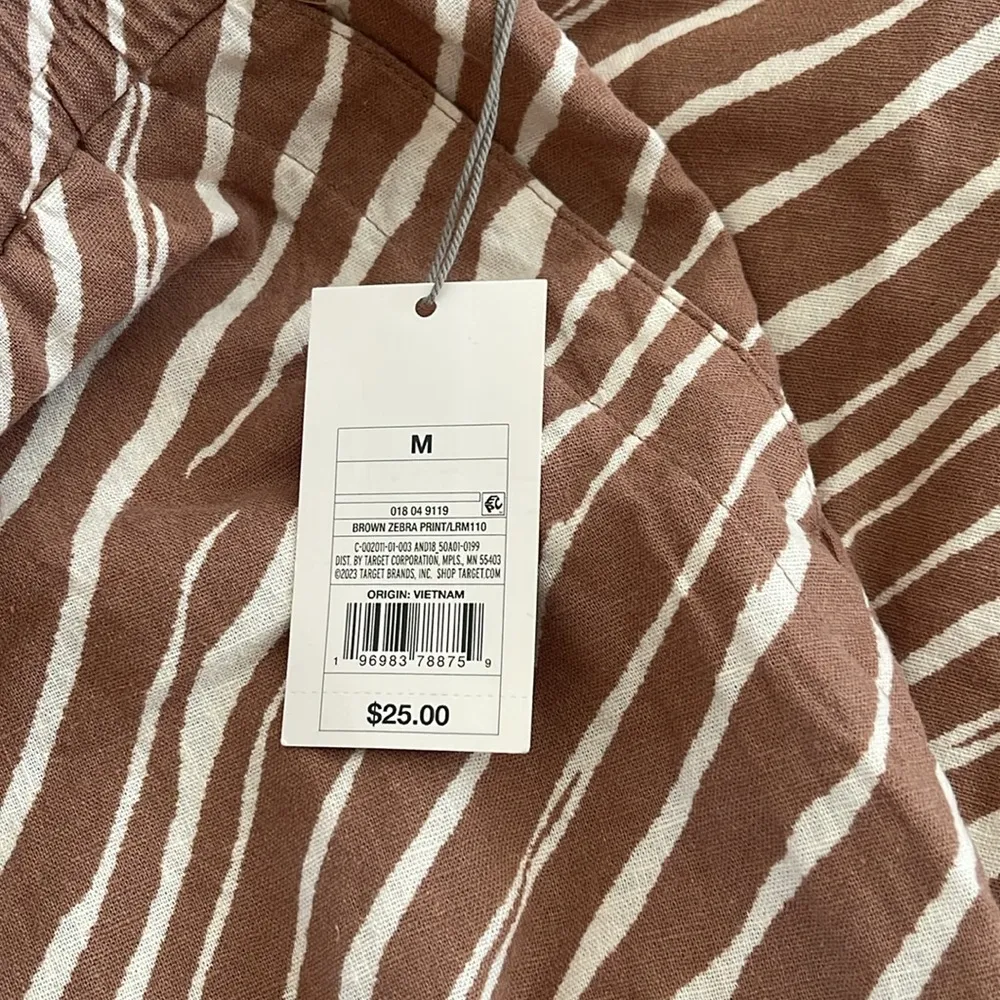 COPY - Zebra Linen Pants - Image 5