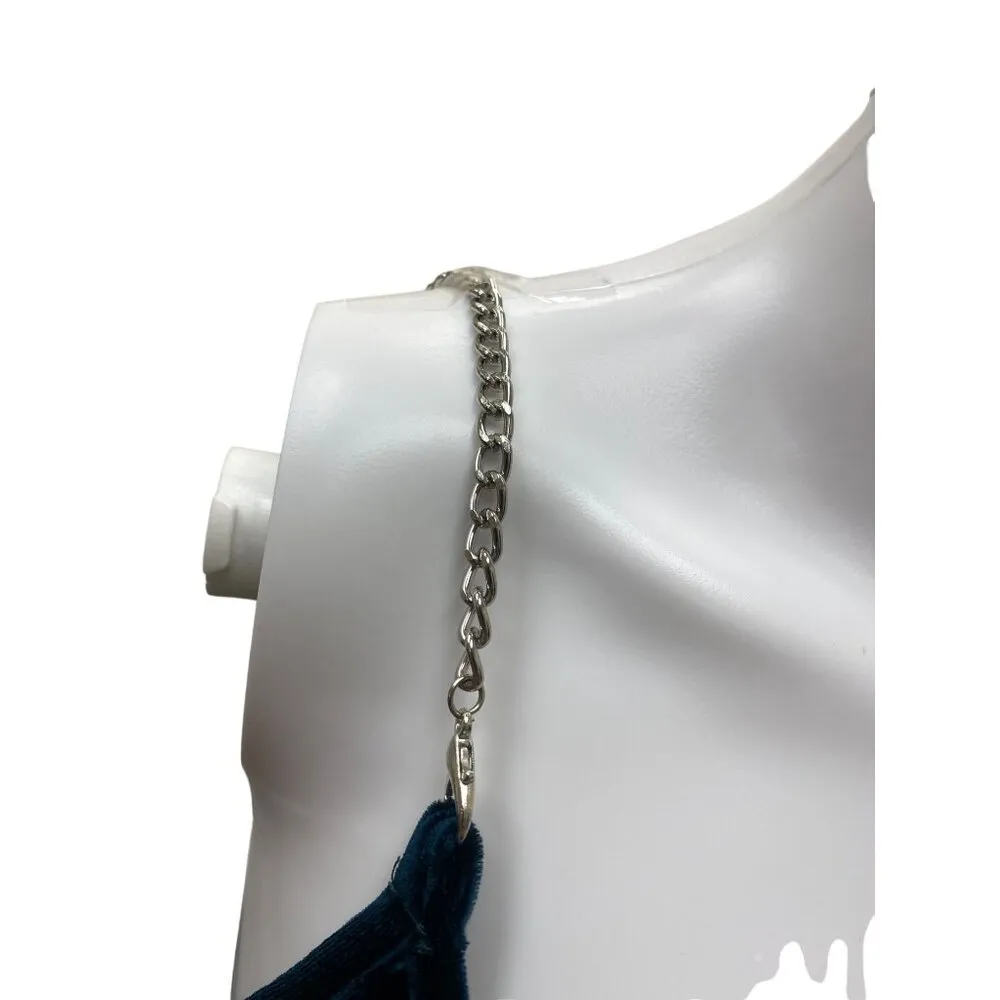 Romwe Women's Emerald Green Dress Mini Fitted Size L SKU 1033 - Image 4