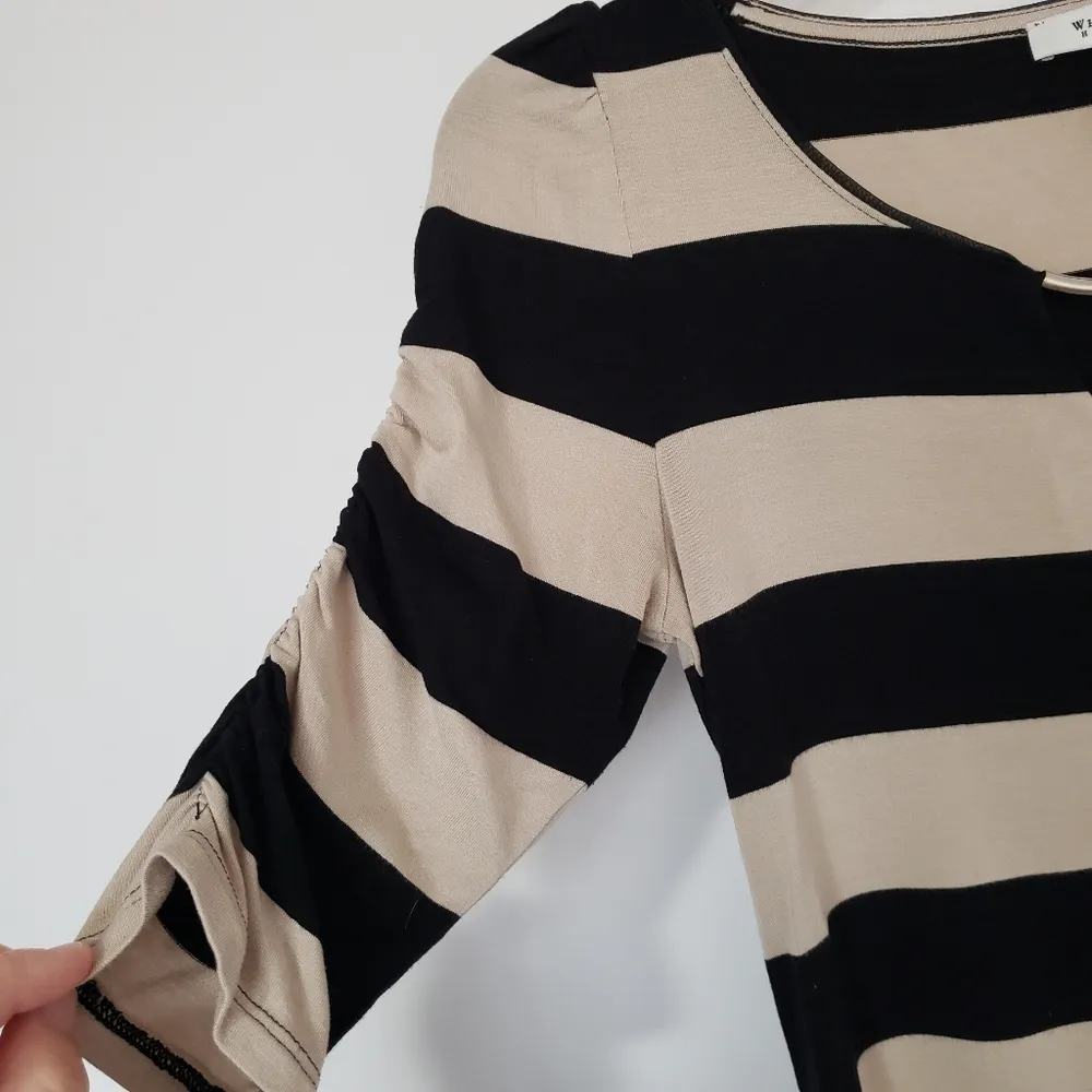 WHBM Striped Hardware Detail Tee - Image 4