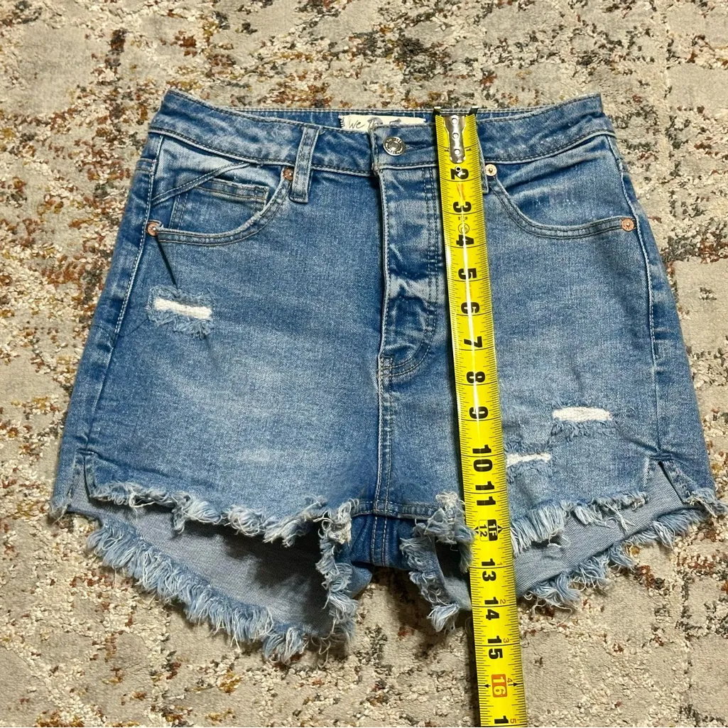 Free People We The Free Crvy Vintage High Rise denim cutoff shorts size 26 - Image 5