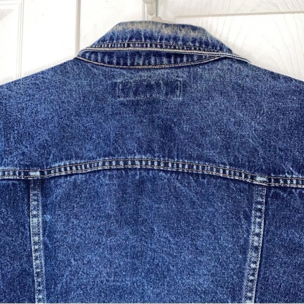 EXPRESS  Blue Jeans Jacket(Size Large) - Image 3