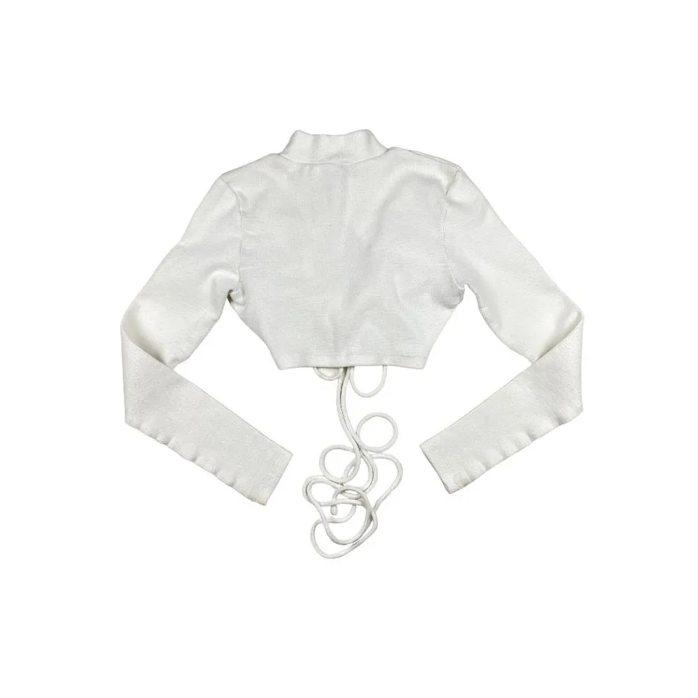 Princess Polly Elektra Long Sleeve Top in White - Image 2