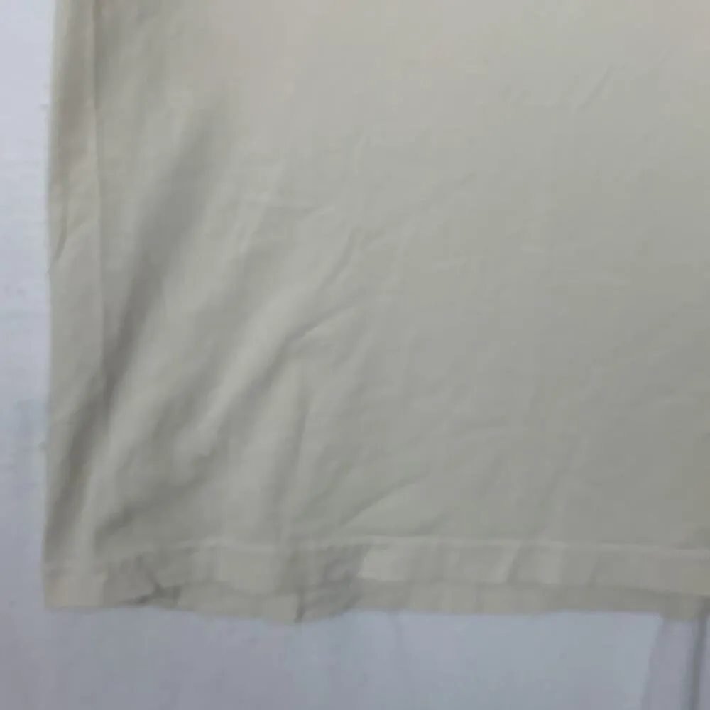 Harley Davidson womens large long sleeve v neck shirt bling gems tan offwhite Silver - Image 5