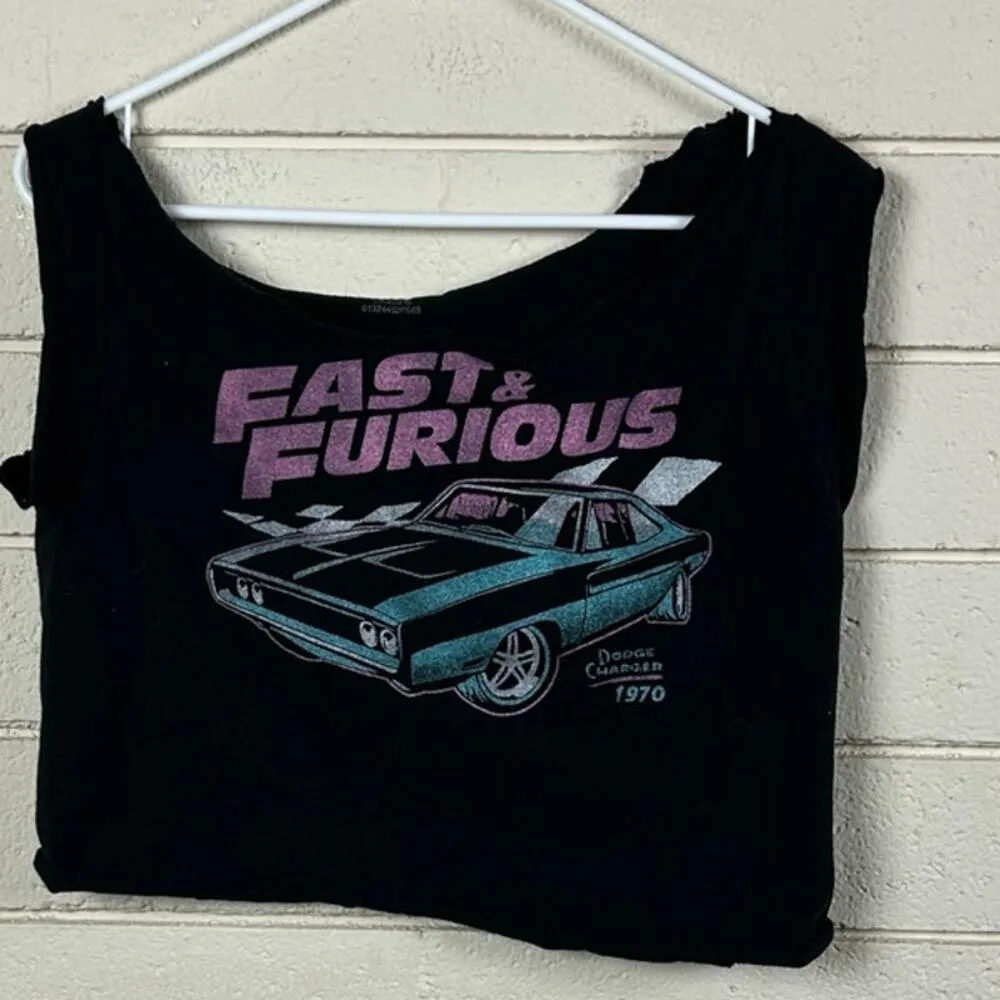 Fast and Furious Dodge Charger Black Tee Size M - Image 8
