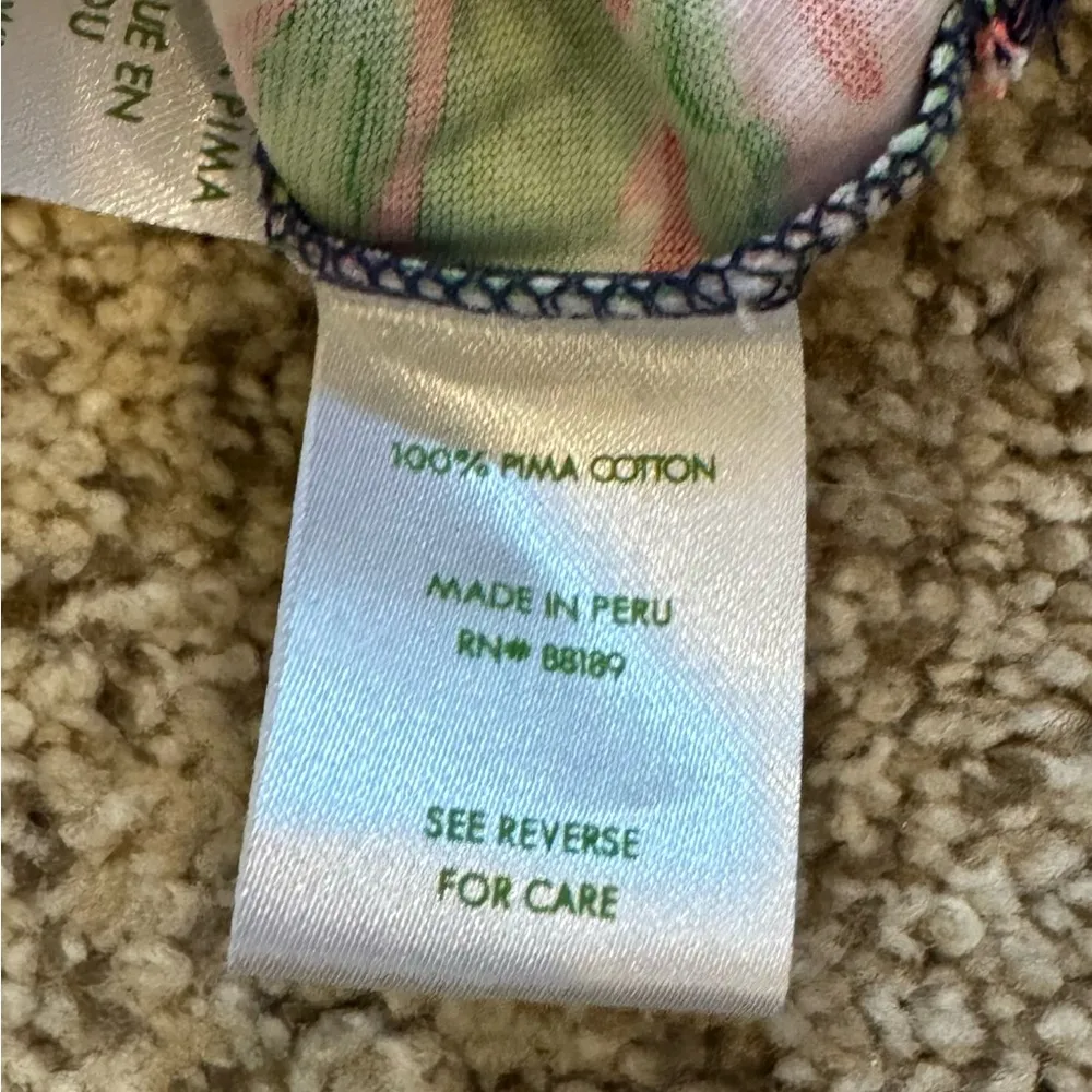 Lilly Pulitzer Resort CottageCore Brunch Marlowe Dress XS Tropical Pink Green - Image 8