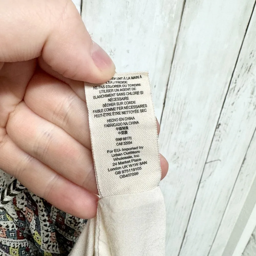 Free People Dress Women XS Periscopes in the Sky Mini Babydoll Boho Coquette - Image 4